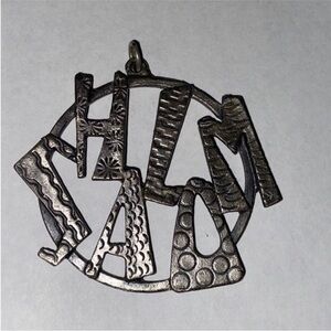 Vintage Jewish Shalom Pendant